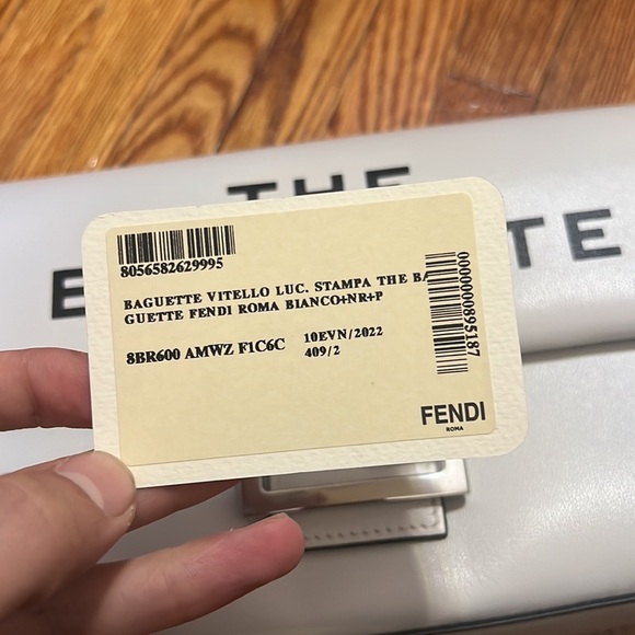 Fendi x marc jacobs limited edition FF leather medium NM baguette bag NEW - Picture 13 of 16